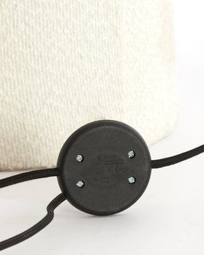 Floor lamp, Mikkel in bouclé, Cream