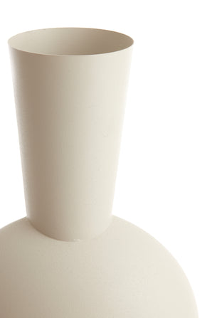 Vase cream circle