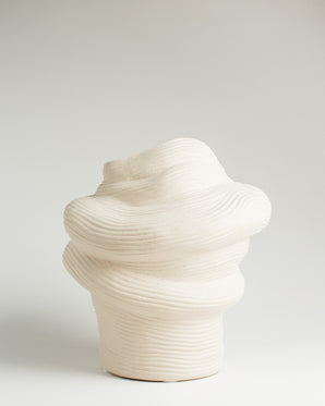 Matt ceramic vase, Luzz, cream