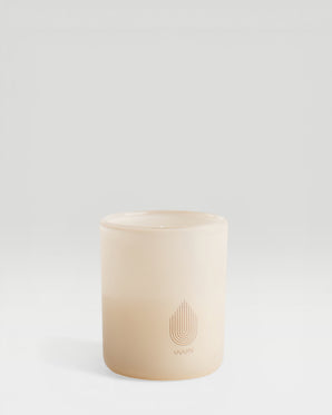 Candle lantern frosted, Vanilla, LED light
