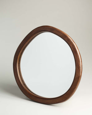 Asymmetric mirror - Whisp Mango, brown