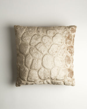 Cushion Beige Giraffe pattern 45 x 45 cm