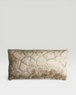 Kudde giraffmönster - beige 60x30cm