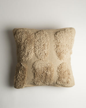 Cushion Brown wool-plaid