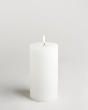 LED block candle with rustic melted candle look – Rustic, 7.8 x 15cm