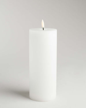 LED block candle with rustic melted candle look – Rustic, 7.8 x 20cm