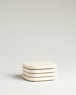 Coasters travertine 4-pack