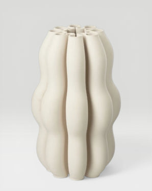 Naos - vas i keramik, beige, L