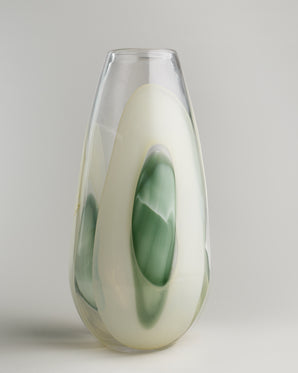 Round glass vase - Livy, large