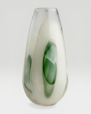 Livy - rund glasvas - L