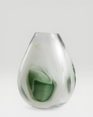 Livy - rund glasvas - M