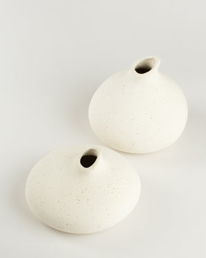 Vas Assago - keramik, creme, medium