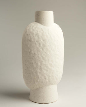 Vase – Namtu, matt cream, 28cm