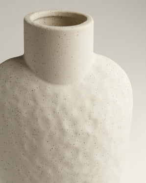 Vase – Namtu, matt cream, 28cm